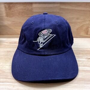 Patriotic Hat Cap With US Flag Adjustable Strap Back Dad Blue Unstructured